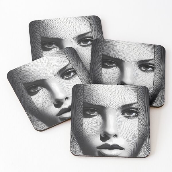 Item preview, Modern Abstract Black and White AI Art  designed and sold by stayrad.
