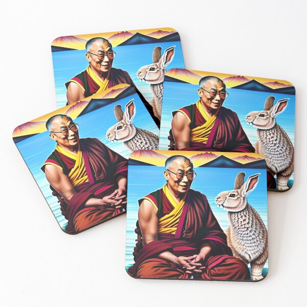 Item preview, Dalai Lama and the Water Rabbit designed and sold by RobotDreamer23.