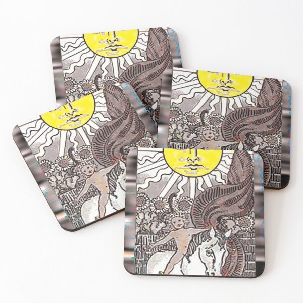Item preview, The Sun Tarot Card Art Design designed and sold by artmythica.