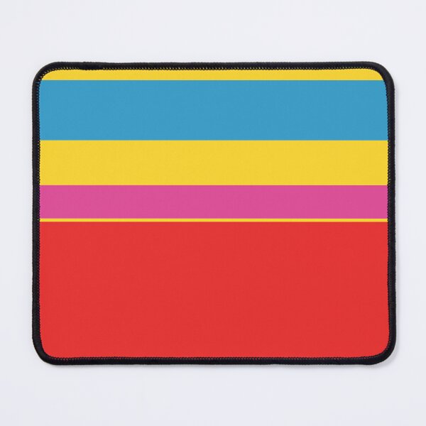 Item preview, Bright Summer Color Block Stripe Pattern Blue Yellow Red Green Hot Pink designed and sold by kierkegaard.