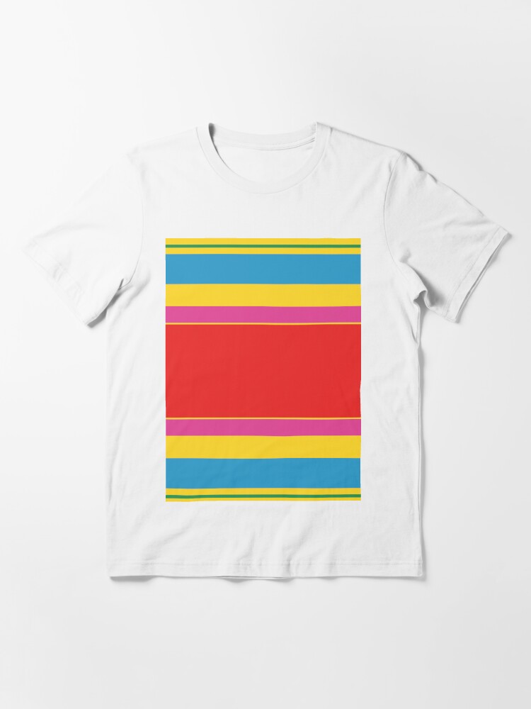 Stripe Block - Pink Red