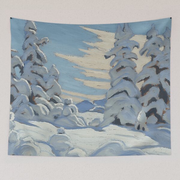 Item preview, Trees and Snow by Lawren Harris designed and sold by TheRedVineyard.