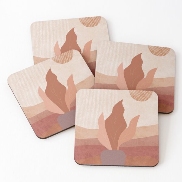 Item preview, Brown leaf and sun aesthetic brown bohemian art designed and sold by Chitrakarii.