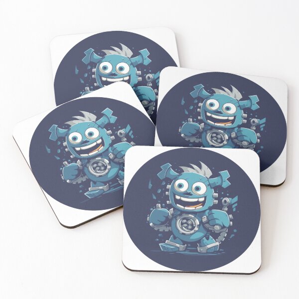 Item preview, Godot Abstract #2 "Happy Godot Robot" designed and sold by Chris & Co..