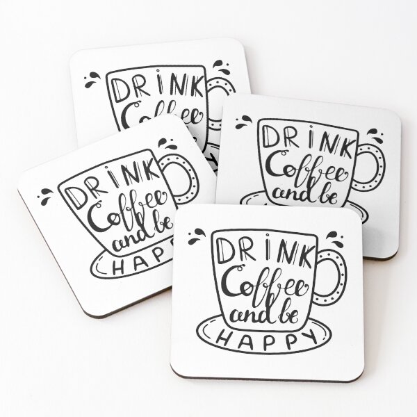 Item preview, Drink coffee and be happy  designed and sold by SoykAart.