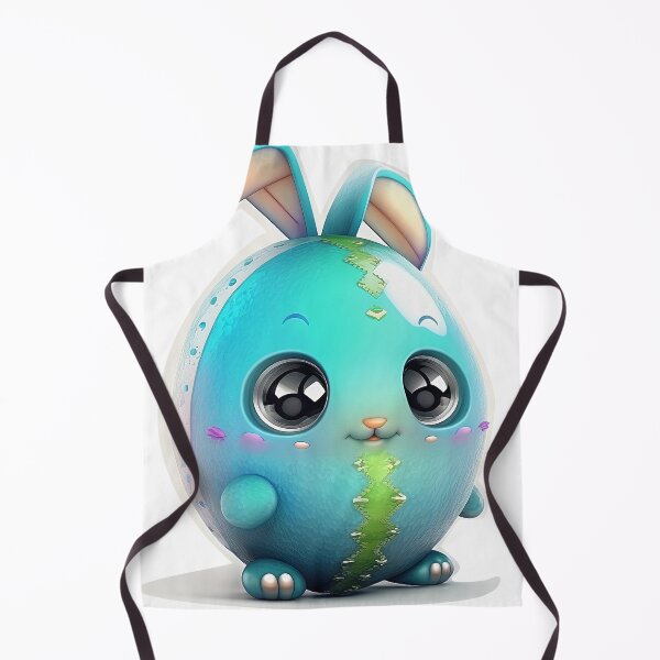 Item preview, Abstract Blue Bunny, Egg Shaped Bunny, Funny Easter Bunny designed and sold by Art.Fusion.Studio.