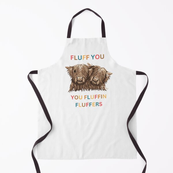 Item preview, Fluff you fluffin fluffers- fluff you cows- fluffy cows- funny fluff you fully cows- Highland cows designed and sold by Janetlousart.