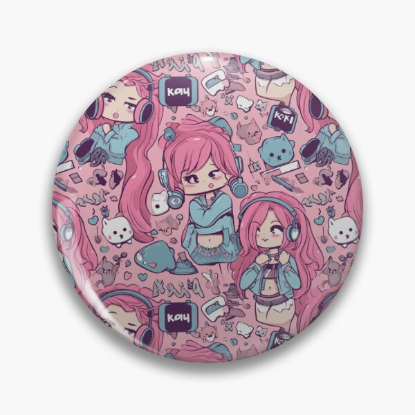 Item preview, Kawaii K-Pop - Cute K-Pop Pattern designed and sold by Reimagining  Images.