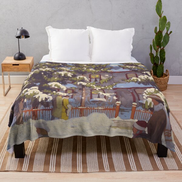 Item preview, Winter Afternoon, City Street, Toronto by Lawren Harris designed and sold by TheRedVineyard.