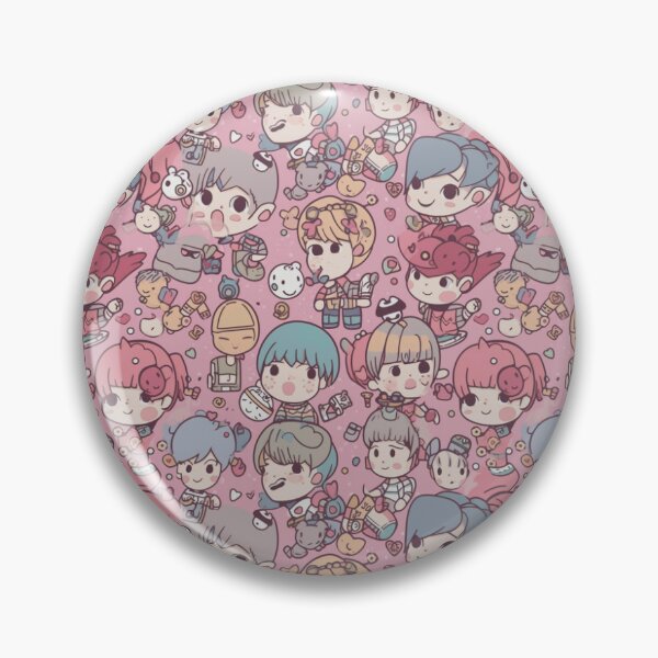 Item preview, Kawaii K-Pop - Cute K-Pop Pattern designed and sold by Reimagining  Images.