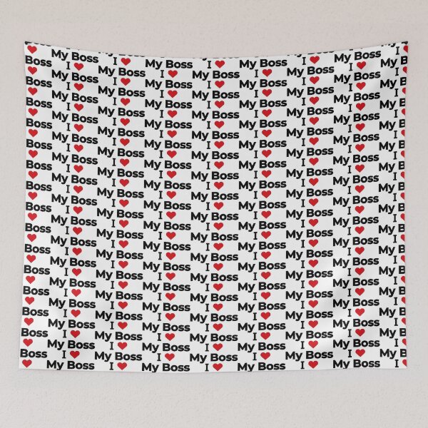 Item preview, I love My Boss designed and sold by Moyanana.
