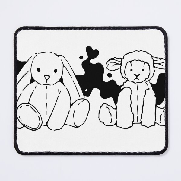 Item preview, creepy bunny and lamb plushies  designed and sold by yuukixshop.