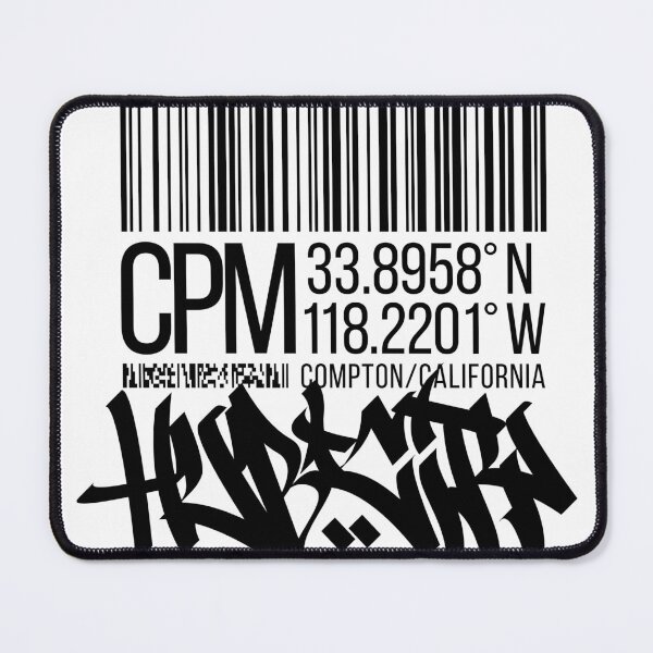 Item preview, Compton, CA (black) designed and sold by ICYMI-DZNS.