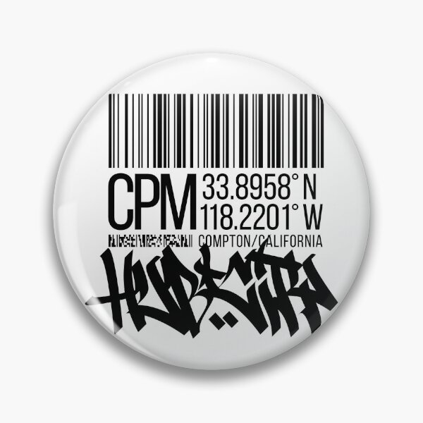 Item preview, Compton, CA (black) designed and sold by ICYMI-DZNS.