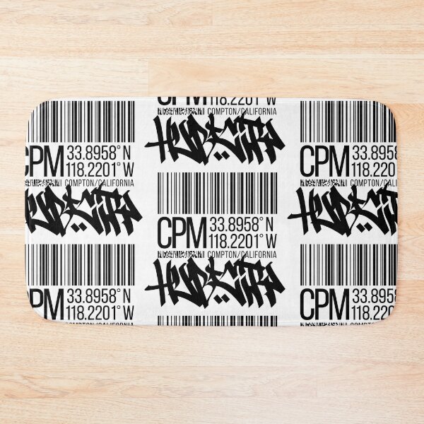 Item preview, Compton, CA (black) designed and sold by ICYMI-DZNS.