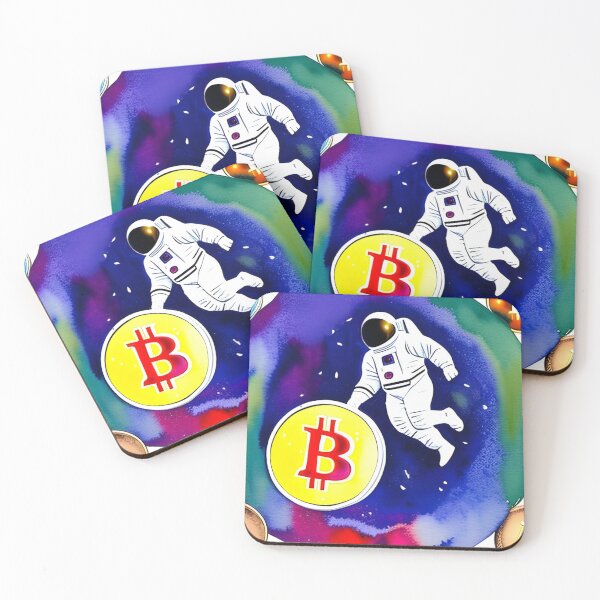 Item preview, Astronaut and Bitcoins To the Moon designed and sold by Apkdesigner.