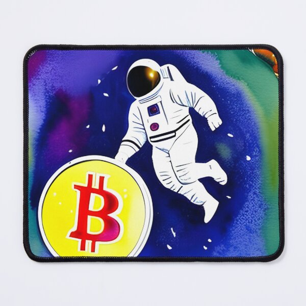 Item preview, Astronaut and Bitcoins To the Moon designed and sold by Apkdesigner.