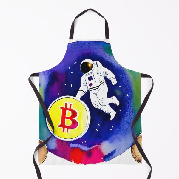 Item preview, Astronaut and Bitcoins To the Moon designed and sold by Apkdesigner.