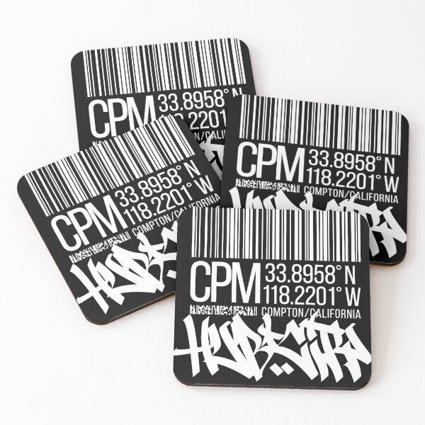 Item preview, Compton, CA (white) designed and sold by ICYMI-DZNS.