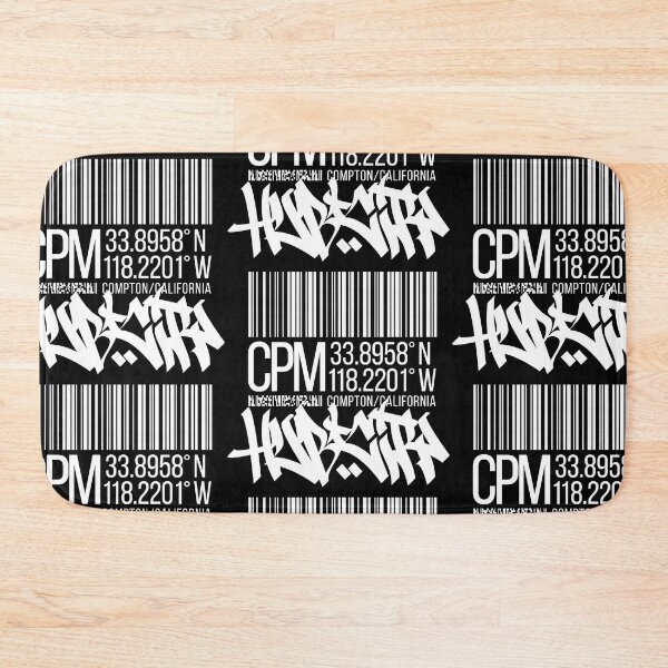 Item preview, Compton, CA (white) designed and sold by ICYMI-DZNS.