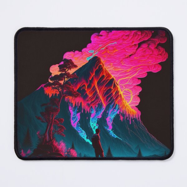 Item preview, Vaporwave volcano designed and sold by mentaljazzhands.