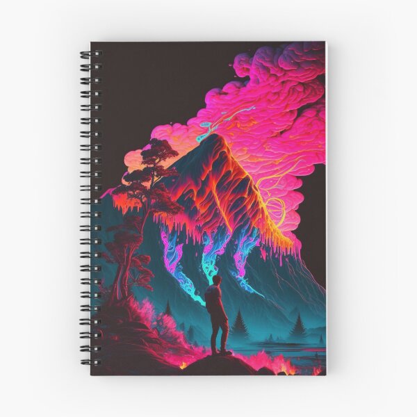 Item preview, Vaporwave volcano designed and sold by mentaljazzhands.