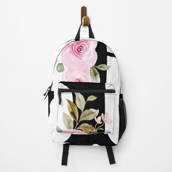 Item preview, Letter B with Natural Multi Color Flowers designed and sold by Print-Online.