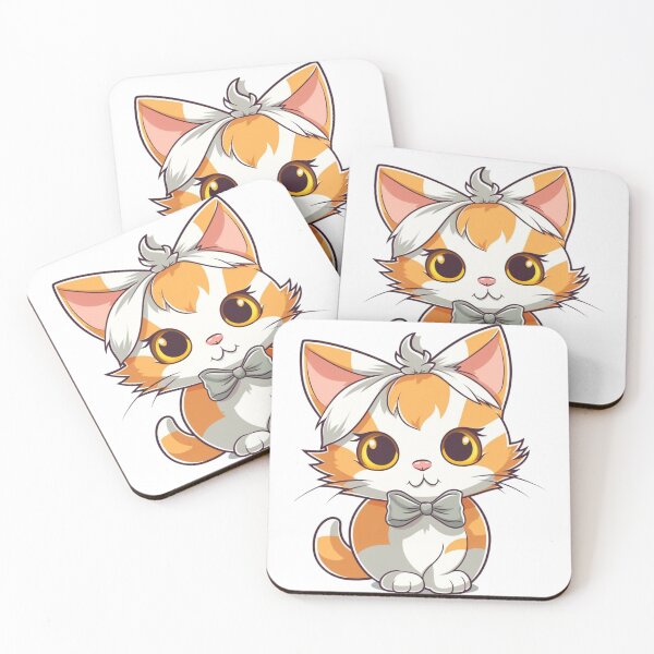 Item preview, Fluffy Cat Kawaii: Charming Expression Playful Soft Adorable Anime Feline Whimsical  designed and sold by DigiNook.