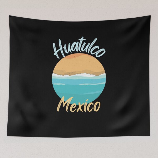 Item preview, Huatulco Mexico Minimalist Beach Design designed and sold by RektRepublic.