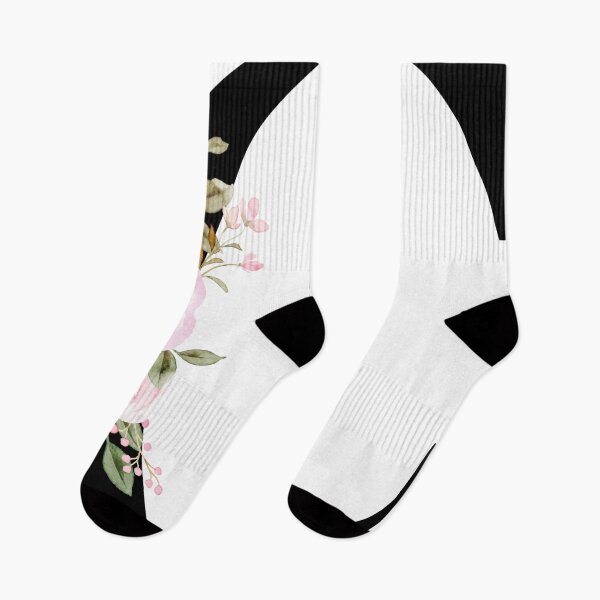 Item preview, Letter C with Natural Multi Color Flowers designed and sold by Print-Online.