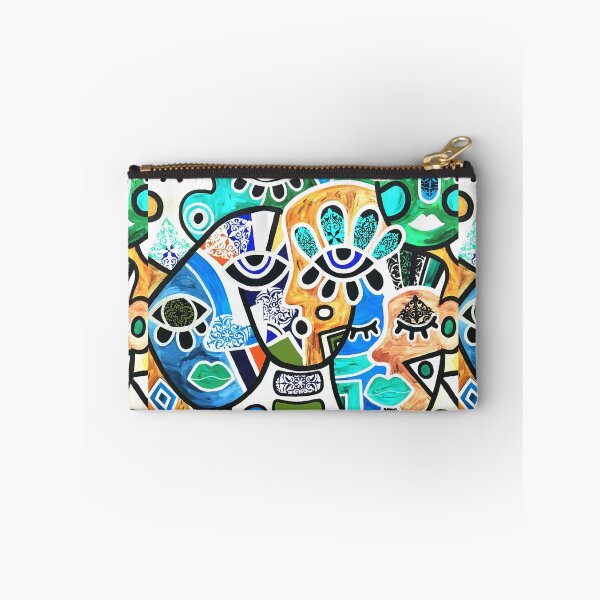 Item preview, Abstract human faces in many shades designed and sold by Marzena30art.