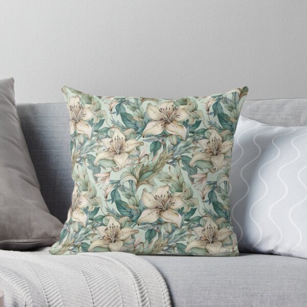 Aperçu de l'œuvre Lys pastel aquarelle créée et vendue par patternsbymk.