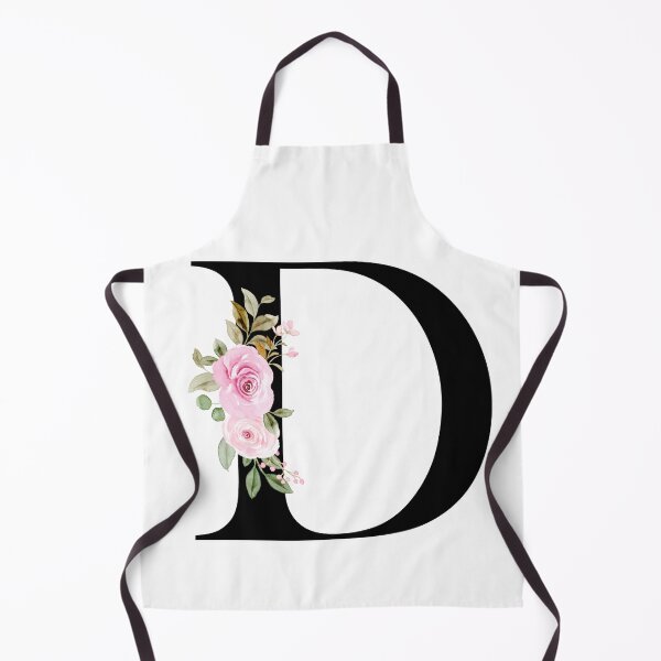 Item preview, Letter D with Natural Multi Color Flowers designed and sold by Print-Online.