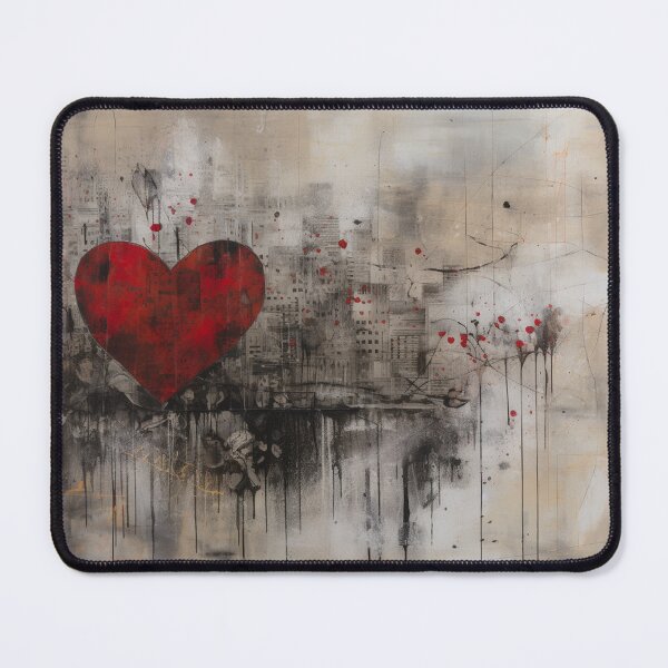 Item preview, Grunge heart artwork, poisoned hope theme designed and sold by SvarunPogani.