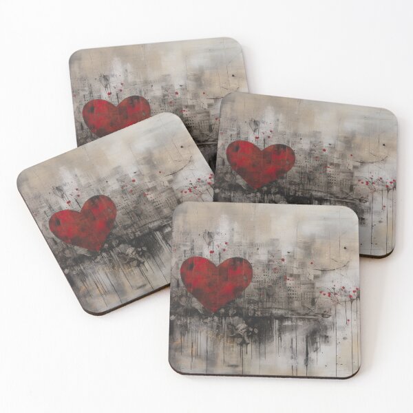Item preview, Grunge heart artwork, poisoned hope theme designed and sold by SvarunPogani.
