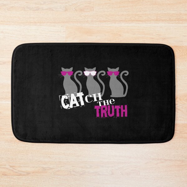 Item preview, Catch the truth in grey white and pink designed and sold by Topmel.