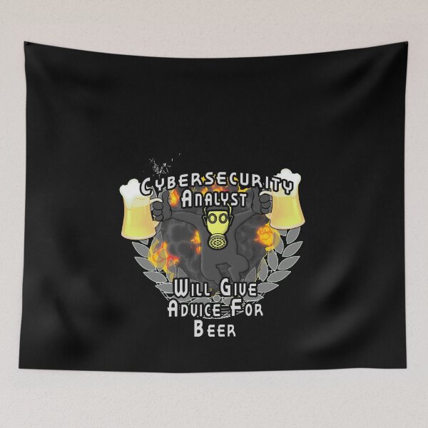 Item preview, Cybersecurity Analyst Will Give Advice For Beer designed and sold by A-T-H.