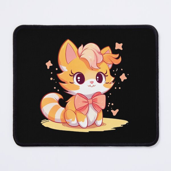 Item preview, Fluffy Cat Kawaii: Charming Expression Playful Soft Adorable Anime Feline Whimsical designed and sold by DigiNook.