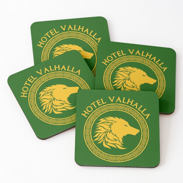 Item preview, Magnus Chase Hotel Valhalla wolf logo designed and sold by KAgraphic.