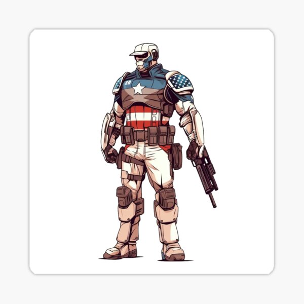 Artikel-Vorschau von US-Supersoldat, designt und verkauft von Bjammer.