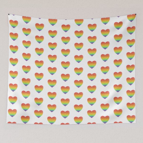 Item preview, Rainbow Heart designed and sold by victorianhare.