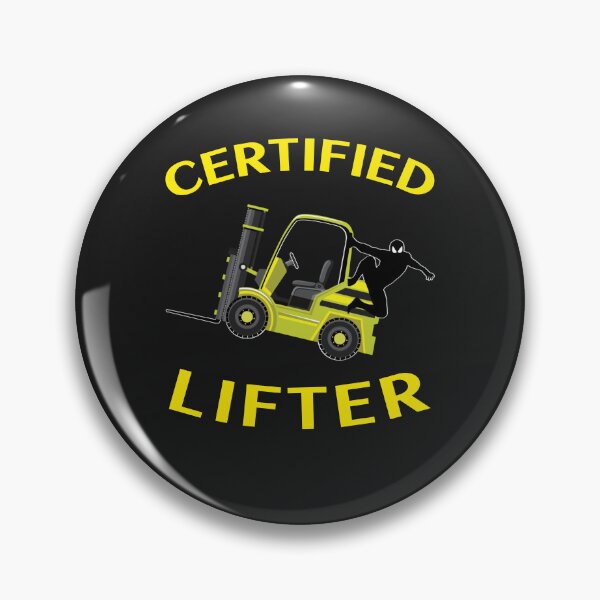Artikelvorschau, Gabelstapler Ninja Certified Forklift Lifter NFYY entworfen und verkauft von TeamsterLife.