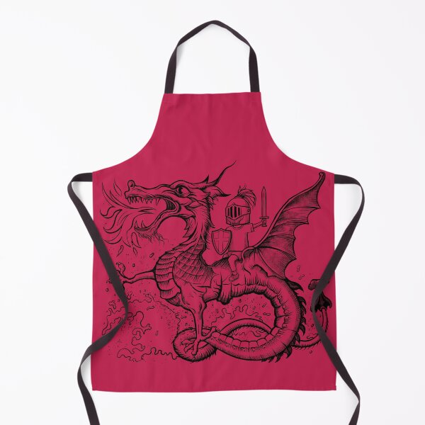 Artikelvorschau, Little Saint George und The Dragon Black Ink entworfen und verkauft von RGB-Ginger.