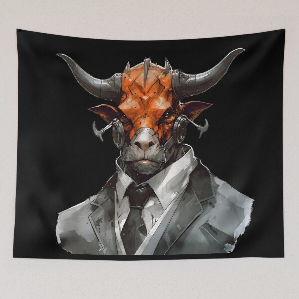 Item preview, New Myths Cyber Minotaur designed and sold by DarkwoodLab.