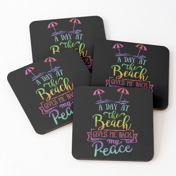 Item preview, A day at the beach gives me back my peace designed and sold by Lisa Weber.