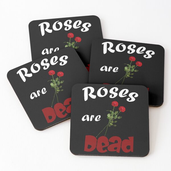 Item preview, Roses Are Dead Roses Are Red On Black designed and sold by Sonatablue.
