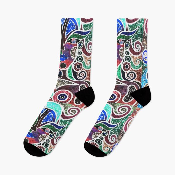 Item preview, Mysterious woman in shades of the rainbow designed and sold by Marzena30art.