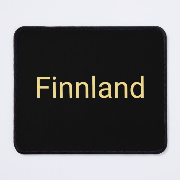 Item preview, Finland text yellow designed and sold by vibeno1.