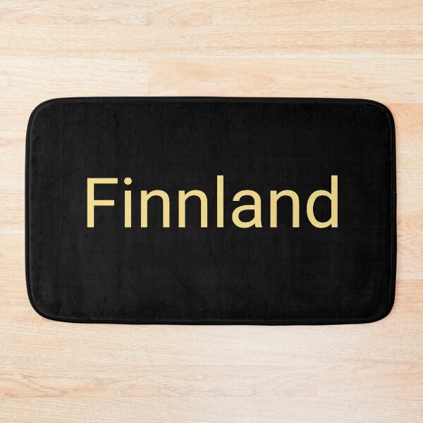 Item preview, Finland text yellow designed and sold by vibeno1.
