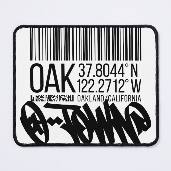 Item preview, Oakland, CA (black) designed and sold by ICYMI-DZNS.